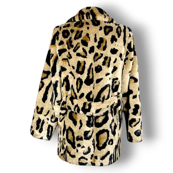 STAND STUDIO Faux Leopard Coat size S - Picture 6 of 14